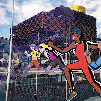 Birmingham Commonwealth Games animation