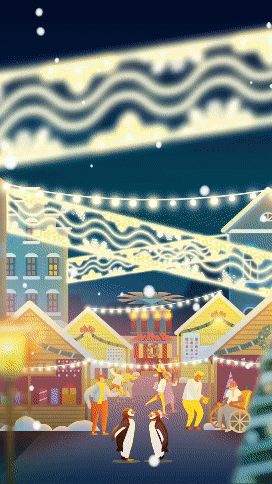 New Street Christmas animation