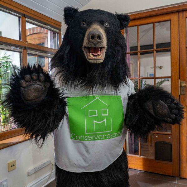 Bear with conservandsave shirt on