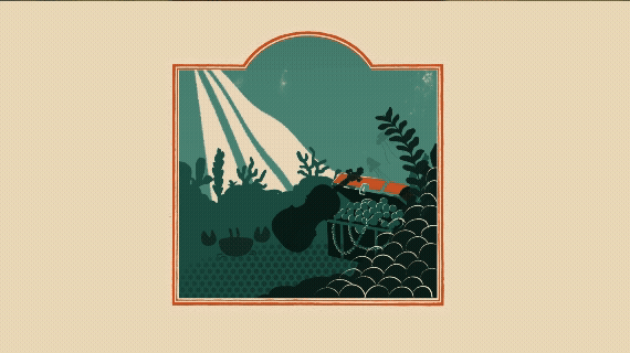 Barti Rum logo Frame by Frame animation styles