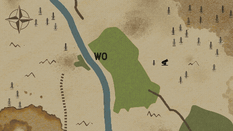 Worcester map animation showing Fort Royal park and King Charles II reveal
