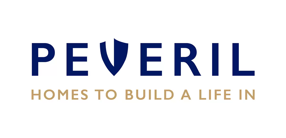 Peveril Hoems logo. Homes to build a life in.